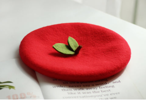 ［ファッション］りんご ベレー帽【9LLVEA】