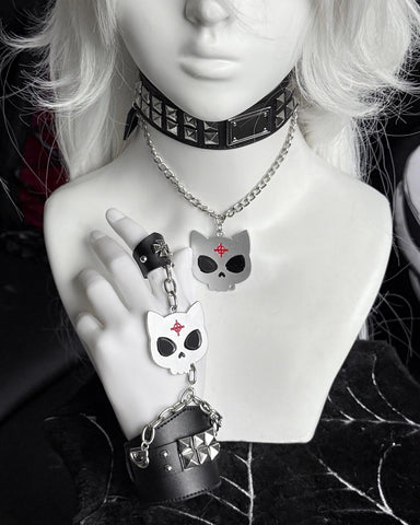 ［ファッション］サブカル パンク ブレスレット チョーカー【3ELUPP】