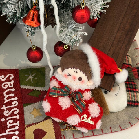 ［ぬい服］10cm 無属性 ぬいぐるみ用 お洋服【圣诞】