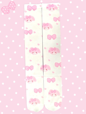 ［ファッション］サンリオ ボンボンリボン  オーバーニーソックス 靴下【3G6ZKY】