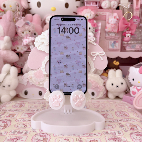 ［サンリオ］マイメロディ 3Dプリント スマホ スタンド【CA4GA5】