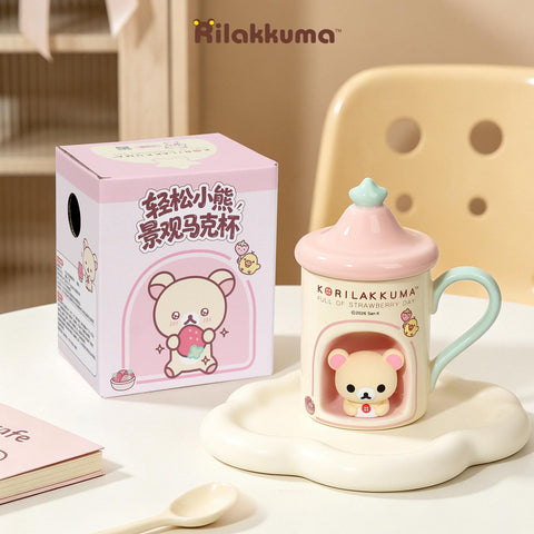 ［キャラグッズ］リラックマ 正規品 マグカップ 440ml【N15FU4】