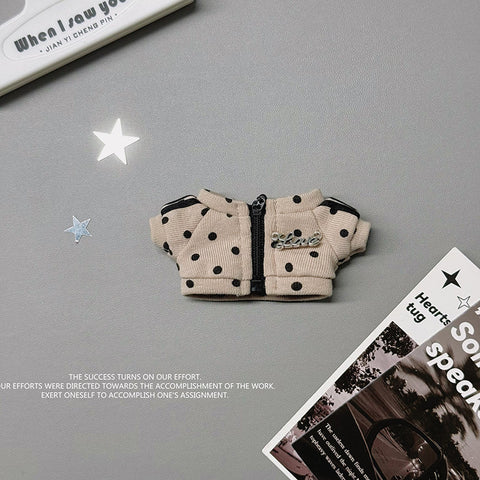 ［ぬい服］10cm 無属性 ぬいぐるみ用 お洋服【波点】