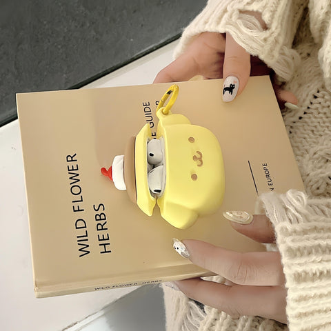 ［サンリオ ］ポムポムプリン イヤホンケース Airpods Pro 1/2/3/4