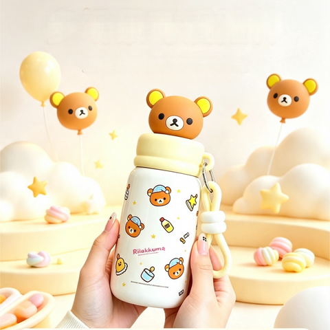 ［キャラグッズ］リラックマ 正規品 ボトル 保温保冷 420ml【3O97GW】