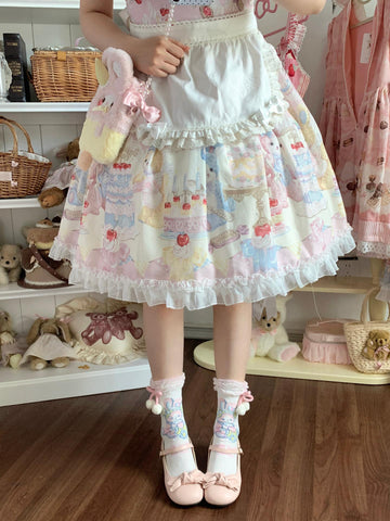 ［ファッション］ロリータ クルー丈ソックス 靴下【ZUS81S】