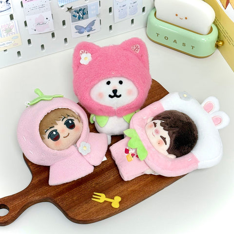 ［ぬい服］10cm 無属性 ぬいぐるみ用 お洋服【草莓】