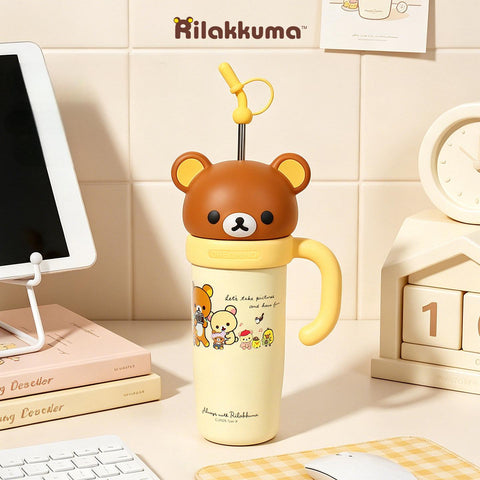 ［キャラグッズ］リラックマ 正規品 ボトル 保温保冷 830ml【IKUO5W】