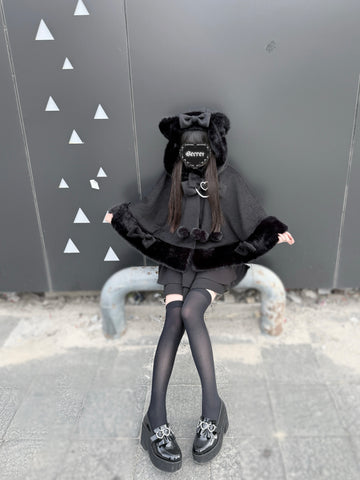 ［ファッション］地雷系 量産型 ケープコート【M2ISVS】