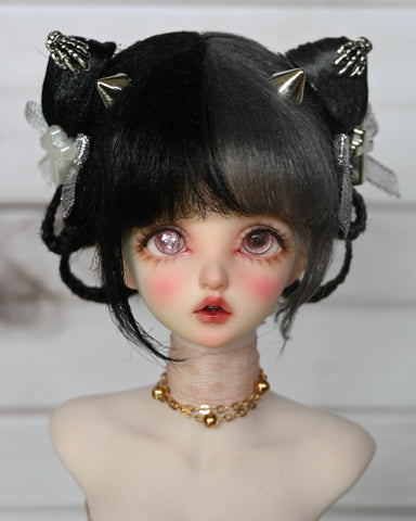 ［BJD小物］1/3 1/4 1/6 1/8 1/12 ドール用ウィッグ【GKET8V】