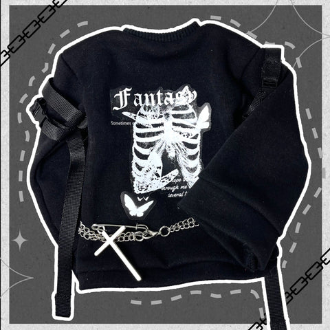 ［BJD服］1/4 ドール用 衣装セット【黑白】