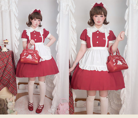 ［バッグ］ロリータ レース ハンドバッグ【O5QG1L】