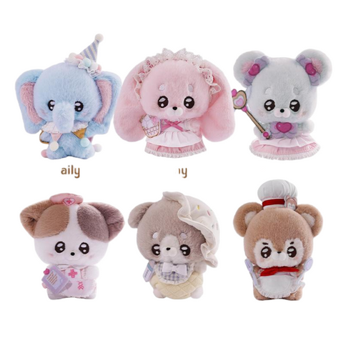 ［ぬい本体］無属性 動物 ぬいぐるみ【咖啡】