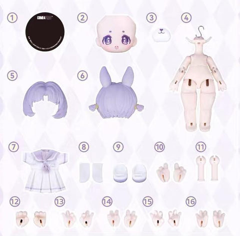 ［BJD］1/12 ドール ブラインドドール 中身指定【甜点幼稚园】