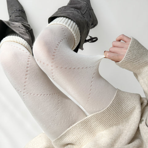 ［靴下］綿混タイツ【G96WRD】