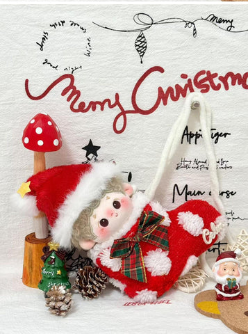 ［ぬい服］10cm 無属性 ぬいぐるみ用 お洋服【圣诞】