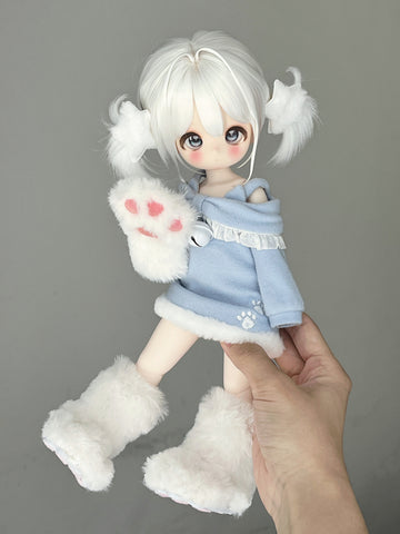 ［BJD服］1/6 1/4 ドール用 ワンピース【猫步】