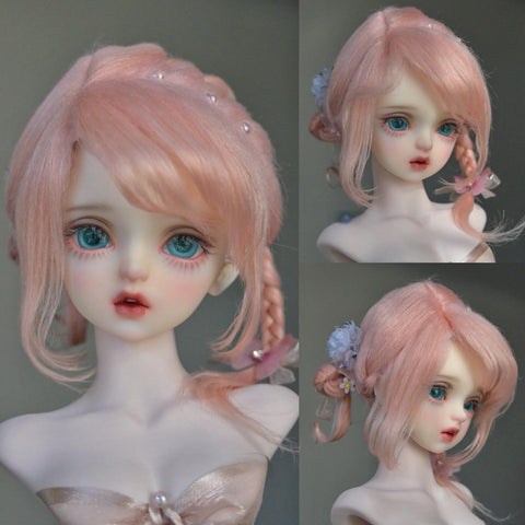 ［BJD小物］1/4 1/6 1/8 1/12 ドール用ウィッグ【9ACGEC】
