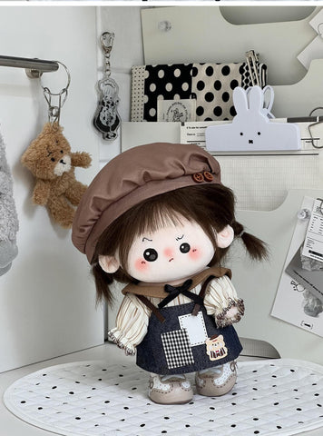 ［ぬい服］20cm 無属性 ぬいぐるみ用 お洋服【焦糖】