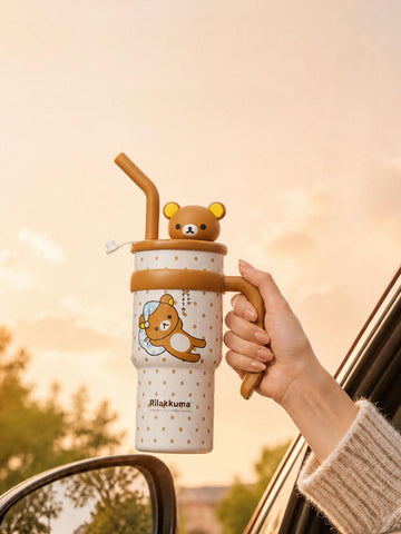 ［キャラグッズ］リラックマ 正規品 ボトル 保温保冷 730ml【C8B3TZ】