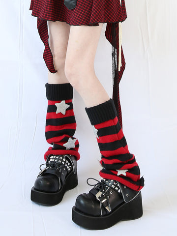 ［靴］ダークパンク フラットフォームブーツ【9PY5FS】