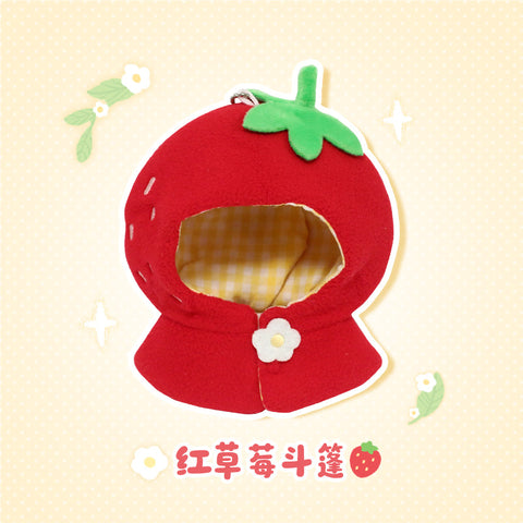 ［ぬい服］10cm 無属性 ぬいぐるみ用 お洋服【草莓】