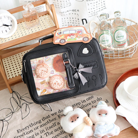 ［バッグ］缶バッジ用 痛バッグ リュック【EG270O】