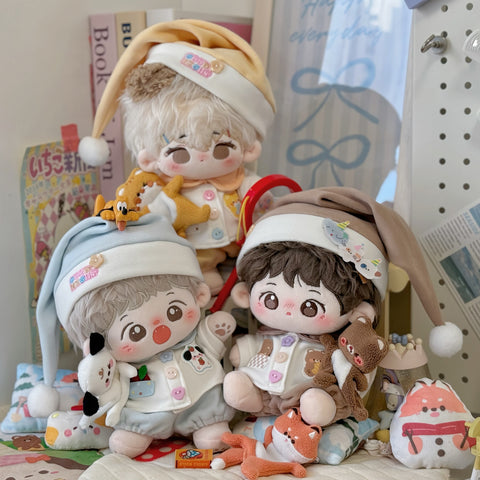 ［ぬい服］10/20cm 無属性 ぬいぐるみ用服【睡衣】
