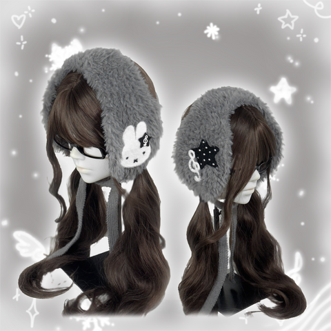 ［ファッション］ニット イヤーマフ 手袋【V8MQHP】