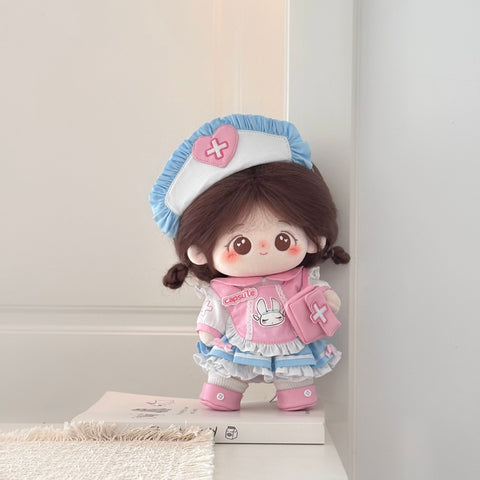 ［ぬい服］20cm 無属性 ぬいぐるみ用服【护士】
