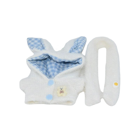 ［ぬい服］10cm 無属性 ぬいぐるみ用服【兔子】