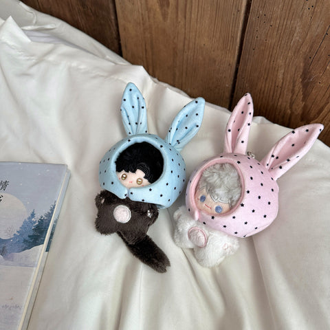 ［ぬい服］10cm 無属性 ぬいぐるみ用 お洋服【兔耳】