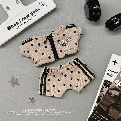 ［ぬい服］10cm 無属性 ぬいぐるみ用 お洋服【波点】