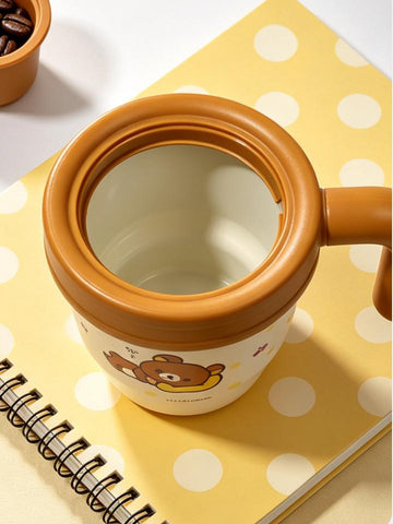 ［キャラグッズ］リラックマ 正規品 ボトル タンブラー 陶器 620ml【KBSYX9】