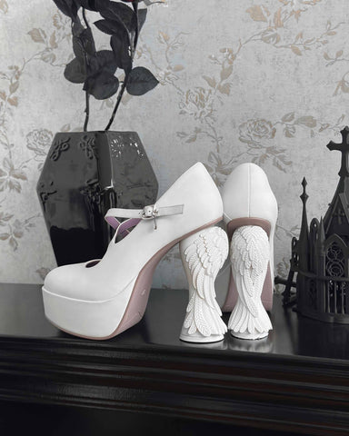 ［靴］天使の翼 パンプス シューズ【Z42NKO】