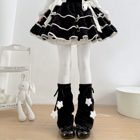 ［ファッション］ロリータ ニットレッグウォーマー 靴下【8MWDHW】