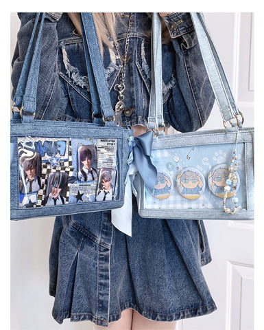 ［バッグ］痛バッグ トートバッグ【维多利亚mini】