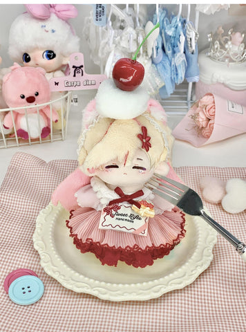 ［ぬい服］10cm 無属性 ぬいぐるみ用 お洋服【樱桃】