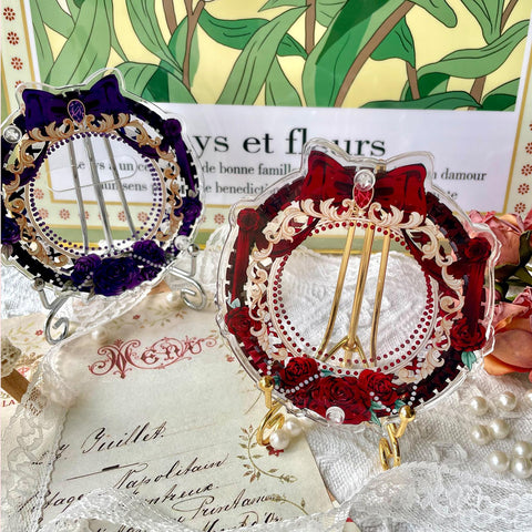 ［推し活グッズ］缶バッジアクリルフレーム 58～75mm【G340S3】