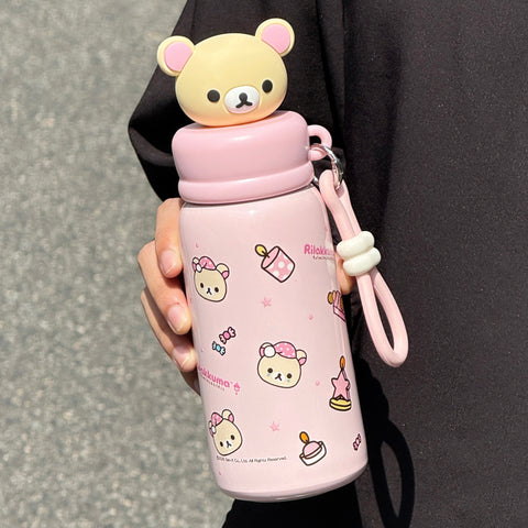 ［キャラグッズ］リラックマ 正規品 ボトル 保温保冷 420ml【3O97GW】