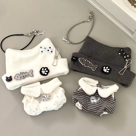 ［ぬい服］10cm 無属性 ぬいぐるみ用 お洋服【奶亚】