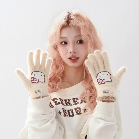 [サンリオ］正規品 ハローキティ 防寒手袋【S8IM5C】