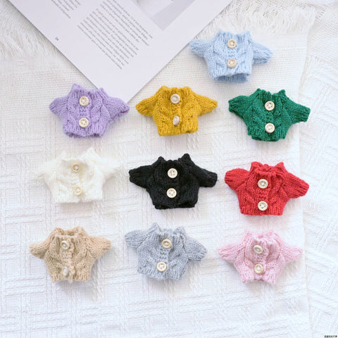 ［ぬい服］10cm 無属性 ぬいぐるみ用服【毛衣】