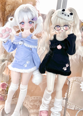 ［BJD服］1/6 1/4 ドール用 ワンピース【猫步】