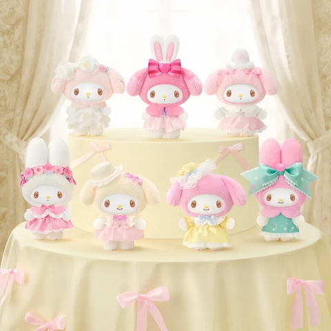 ［サンリオ］マイメロディ トレーディングぬいぐるみ 中身確認【甜梦】