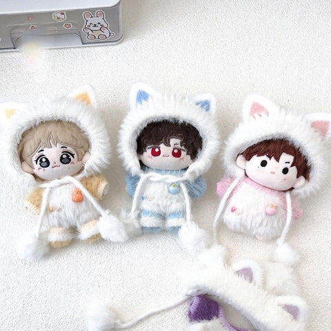 ［ぬい服］10/15/20cm 無属性 ぬいぐるみ用 お洋服【毛绒绒】