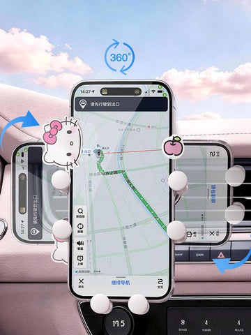 [サンリオ］カー用品 車 スマホホルダー【MIMF1Q】