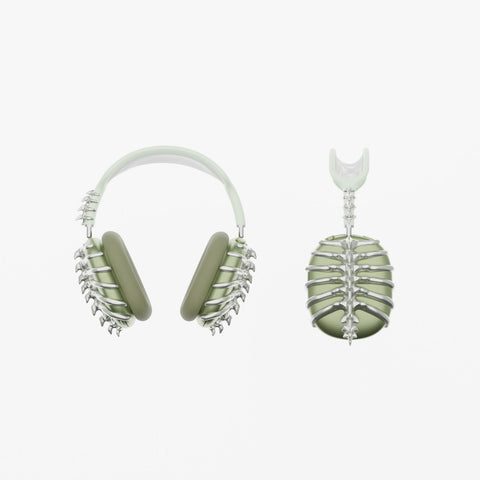 ［Airpods Max］魚骨デザイン アクセサリー【3GVTF2I】