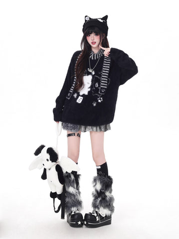 ［ファッション］ワックスクルーネックルーズトップス【HIJ79P】