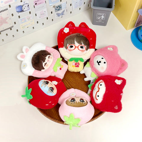 ［ぬい服］10cm 無属性 ぬいぐるみ用 お洋服【草莓】